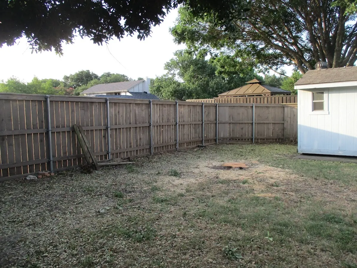 Cleared yard after professional tree removal in Fort Leonard Wood